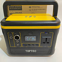 Зарядна станція Toptec DK600 600W 568Wh,153600mAh,Li-Ion-акб,QC 18W,Wireles charging,Type-C 65W, фото 2