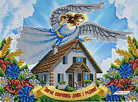 А3Р_262 Ангел охранник дома и семьи, набор для вышивки бисером иконы