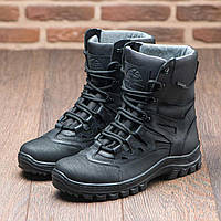 Тактические берцы зимние мужские чёрные, военные ботинки зима, армейская обувь на зиму для всу, размеры: 39-47