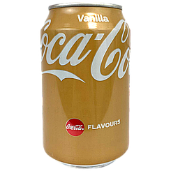 Напій газований зі смаком ванілі Кока Кола Coca Cola vanilla 330ml 24шт/ящ (Код: 00-00015393)