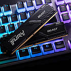 Оперативна пам'ять DDR4 8GB/2666 Kingston Fury Beast Black (KF426C16BB/8), фото 5