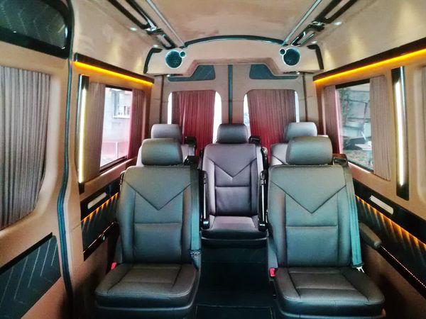 Микроавтобус Mercedes Sprinter черный VIP аренда с водителем - фото 5 - id-p2012045249