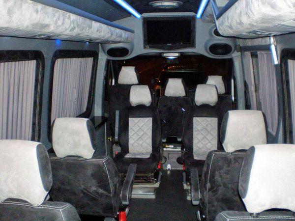 Микроавтобус Mercedes Sprinter 12 мест аренда авто с водителем - фото 4 - id-p2012045254