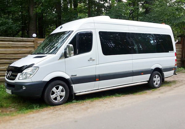 Микроавтобус Mercedes Sprinter NEW аренда авто с водителем - фото 1 - id-p2012045263