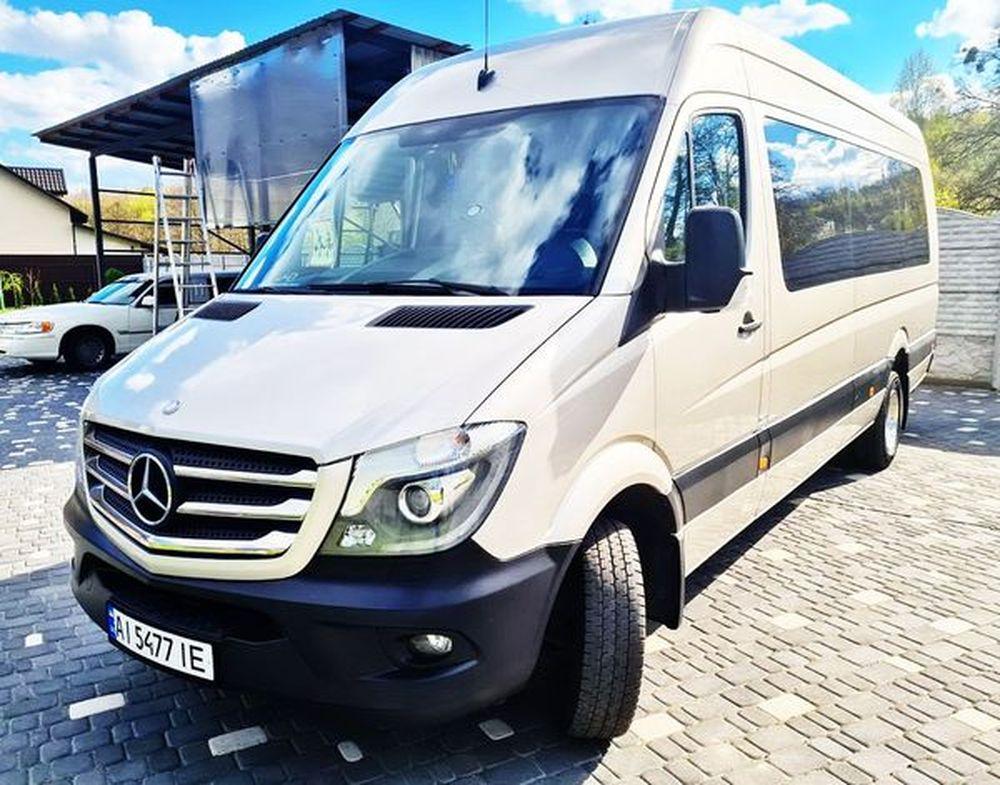 Микроавтобус Mercedes Sprinter новый кузов аренда - фото 1 - id-p2012045268