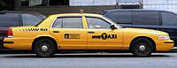 Ford Crown Victoria New York city taxi аренда на съемки авто с водителем