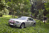 Chrysler 300C серебристый аренда авто с водителем