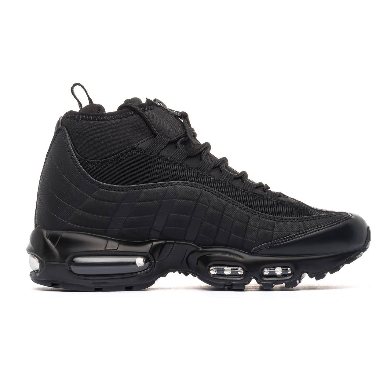 Зимние кроссовки Nike Air Max 95 Sneakerboot Black,зимние кроссовки найк,мужские зимние ботинки найк