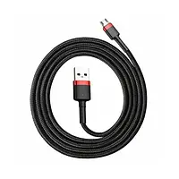 Дата-кабель Baseus Cafule CAMKLF-C91 USB (тато) - microUSB (тато) 2m Black Red 1.5A