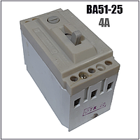 Автоматический выключатель ВА51-25 4А 10Iн