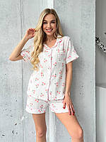 Женская домашняя муслиновая пижама, размер: XL, маломерит