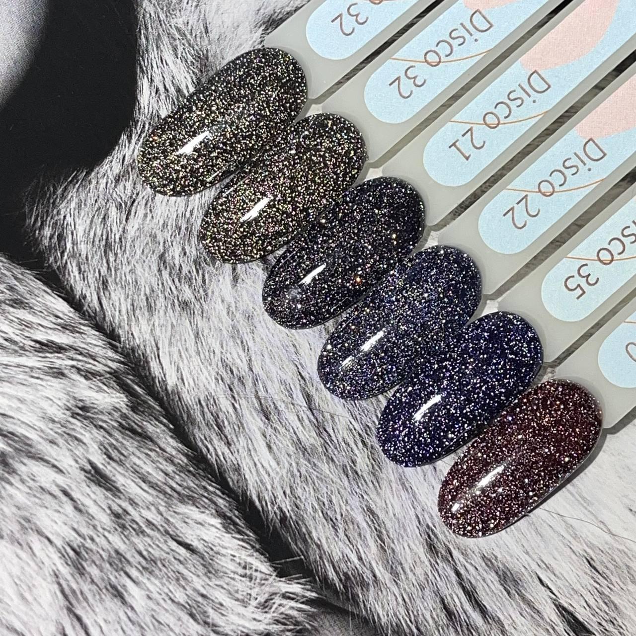 Гель лак GeliX DISCO 32 8мл чорний, фото 1