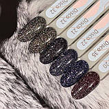 Гель лак GeliX DISCO 32 8мл чорний, фото 3