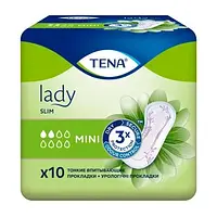 Прокладки урологічні для жінок Tena Lady Slim Mini 10 шт. 2 крап.