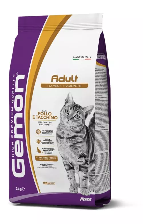 GEMON CAT Adult Complete курка з індичкою - 2 кг