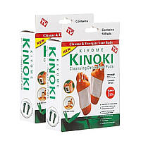 Комплект 2 упаковки, пластырь для выведения токсинов Kinoki 10 шт./уп. | пластир для виведення токсин (SH)