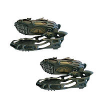 Льодоступи на взуття BlackSpur XL-44-48 на 24 шипи (2 пари) накладки на взуття від ожеледиці, льодоходи для взуття