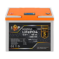 Акумулятор для ДБЖ LogicPower LP LiFePO4 12 V — 100 Ah (1280Wh) (BMS 80A/40А)