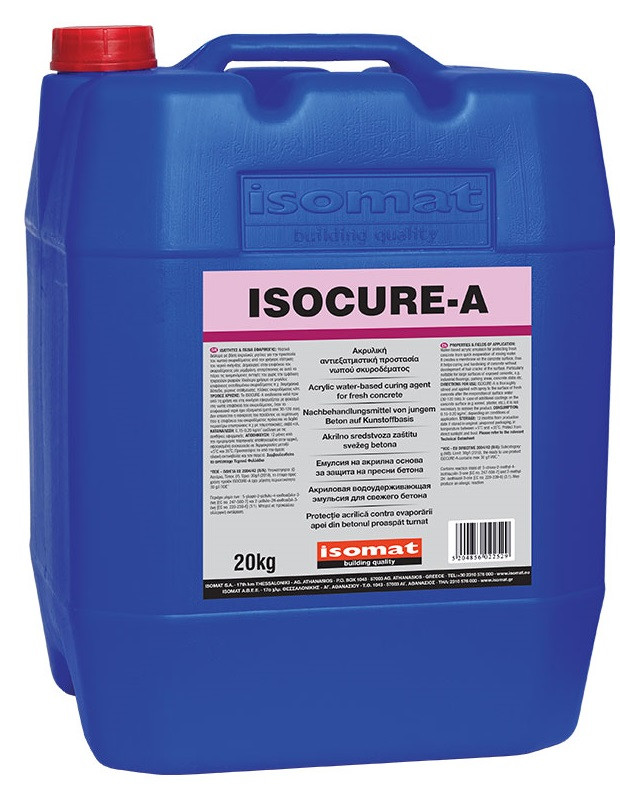 Ізокур-А / Isocure-A - акрилова водоутримуюча емульсія для свіжого бетону (уп. 20 кг)