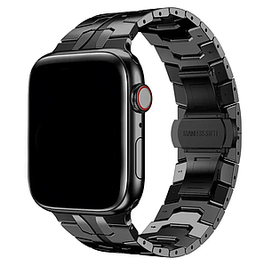 Ремінець BPNK Iron Man Black для Apple Watch 45mm | 44mm | 42mm