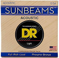 Струны для акустической гитары Dr Strings SUNBEAM ACOUSTIC PHOSPHOR BRONZE - LIGHT (12-54)