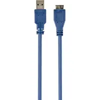 Дата-кабель Gembird CCP-mUSB3-AMBM-10 3m USB (тато) - microUSB Type B (тато) Light Blue