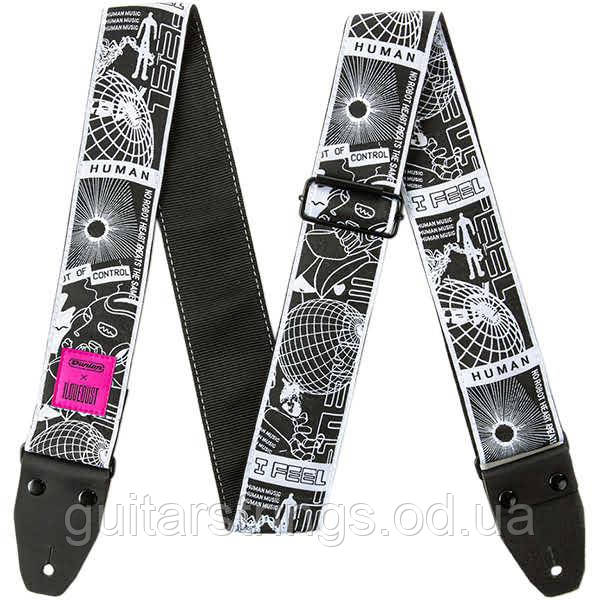 Ремінь гітарний Dunlop ILD11 I Love Dust Guitar Strap Robot Heart