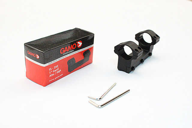 Моноблок Gamo TS-250 High/H=21mm, D=25.4, ластівчин хвіст = 11 mm, для оптичного прицілу