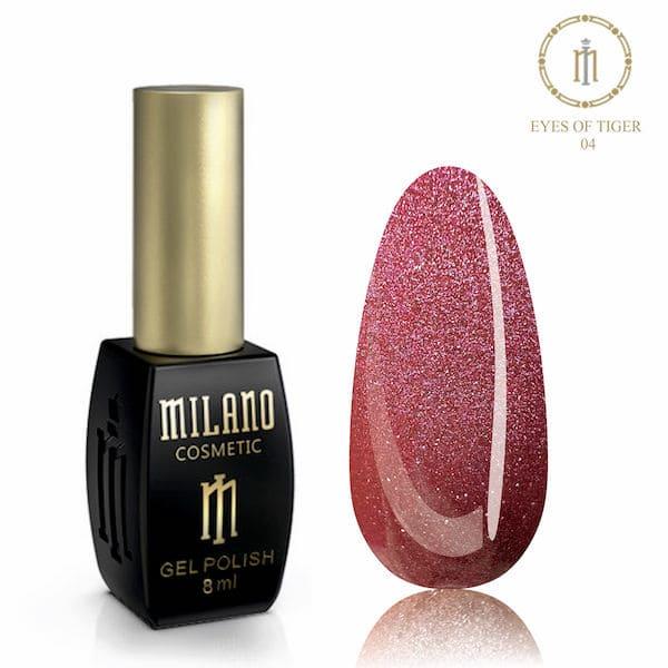 Гель-Лак Milano Eyes of Tiger №04 8мл.