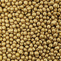 Рисові шарики перламутр золоті (50г)