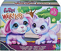 Интерактивная мягкая игрушка FurReal Friends Гламурный щенок и котёнок на поводке (F2603) Hasbro F2603