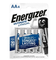 Батарейки літієві АА Energizer Ultimate Lithium AA FR6 7638900262643