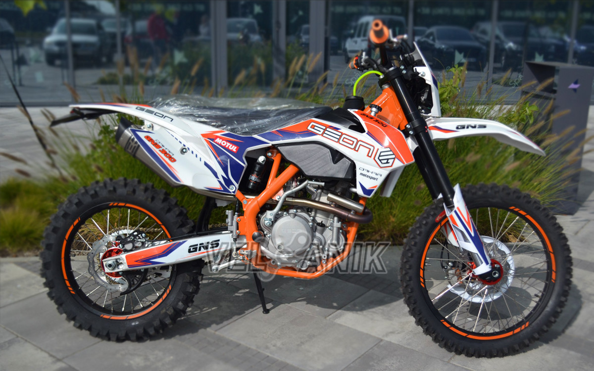 Мотоцикл GEON Dakar GNS 300 5-gears White/Orange