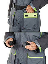 Комбінезон зимовий плаваючий Norfin Signal 2 Pro | Теплий, водонепроникний, до -25°C, мембранна тканина, проклеєні шви, S (44-46), фото 4