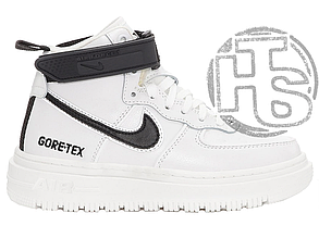 Жіночі кросівки Nike Air Force 1 High Gore-Tex White Black (с мехом) ALL14219