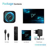 Смарт ТВ-приставка VONTAR H618 6K, 4Gb/32Gb SMART TV Андроїд 12.0 WiFi-6 + Air mouse V10, фото 2