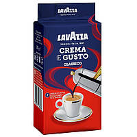 ОРИГИНАЛ! Кофе молотый, Lavazza Crema e Gusto Classico, 250 г