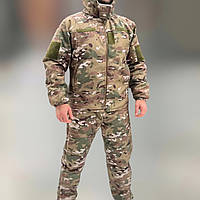 Зимовий костюм тактичний Softshell з мембраною на -20, Мультикам, розмір XXL, зимовий костюм для військових софтшел