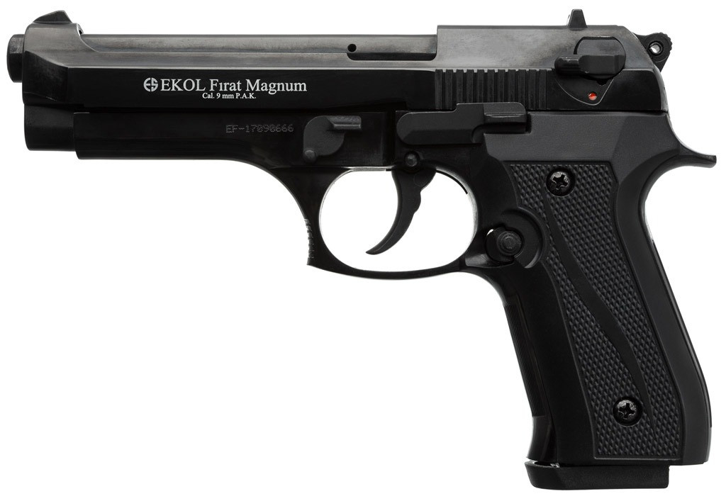 Стартовий пістолет Ekol Firat Magnum (Black) Сигнальний пістолет Шумовий пістолет
