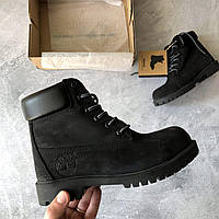 Черевики жіночі високі Timberland Black (термо) 36 розмір