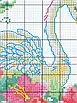 Набір для вишивання за нанесеною на канву схемою "Mind act upon mind(swan)". AIDA 14CT printed 33*21 см, фото 5
