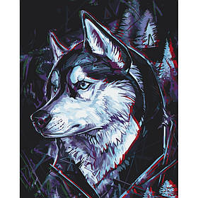 Картина за номерами Друг Хаскі. Тварини 38*50 см Art Craft 11625-AC