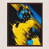 Картина за номерами Впевнений погляд. Патріотичний сюжет 40*50 см Art Craft 10398-NN, фото 3