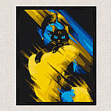 Картина за номерами Впевнений погляд. Патріотичний сюжет 40*50 см Art Craft 10398-NN, фото 4