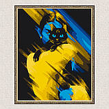 Картина за номерами Впевнений погляд. Патріотичний сюжет 40*50 см Art Craft 10398-NN, фото 5