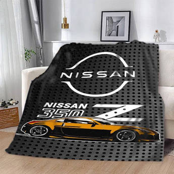 Плед 3D Nissan 350 2672_C 12627 80х100 см