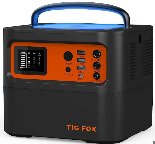 Портативна зарядна станція Tig Fox T500 540Wt, повербанк, 50000 мА·год