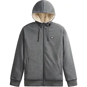 Picture Organic толстовка Yinni Plush Zip Hoody dark grey melange M MK official