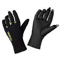 Рукавички Varivas Chloroprene Glove3 VAG-19 Blackxgray LL (94065) Перчатки зимние Перчатки для рыбалки