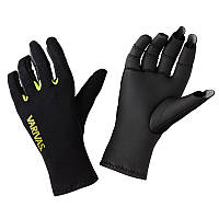 Рукавиці Varivas Chloroprene Glove3 VAG-19 Blackxlime LL (94066) Рукавички зимові Рукавички для риболовлі